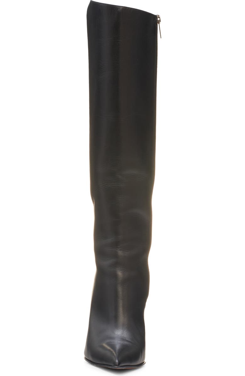 McQueen Birdee Knee High Boot, Alternate, color, Black