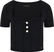 GUESS Evelina Crop Top