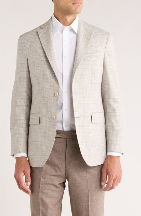 Austin Plaid Silk & Wool Sport Coat