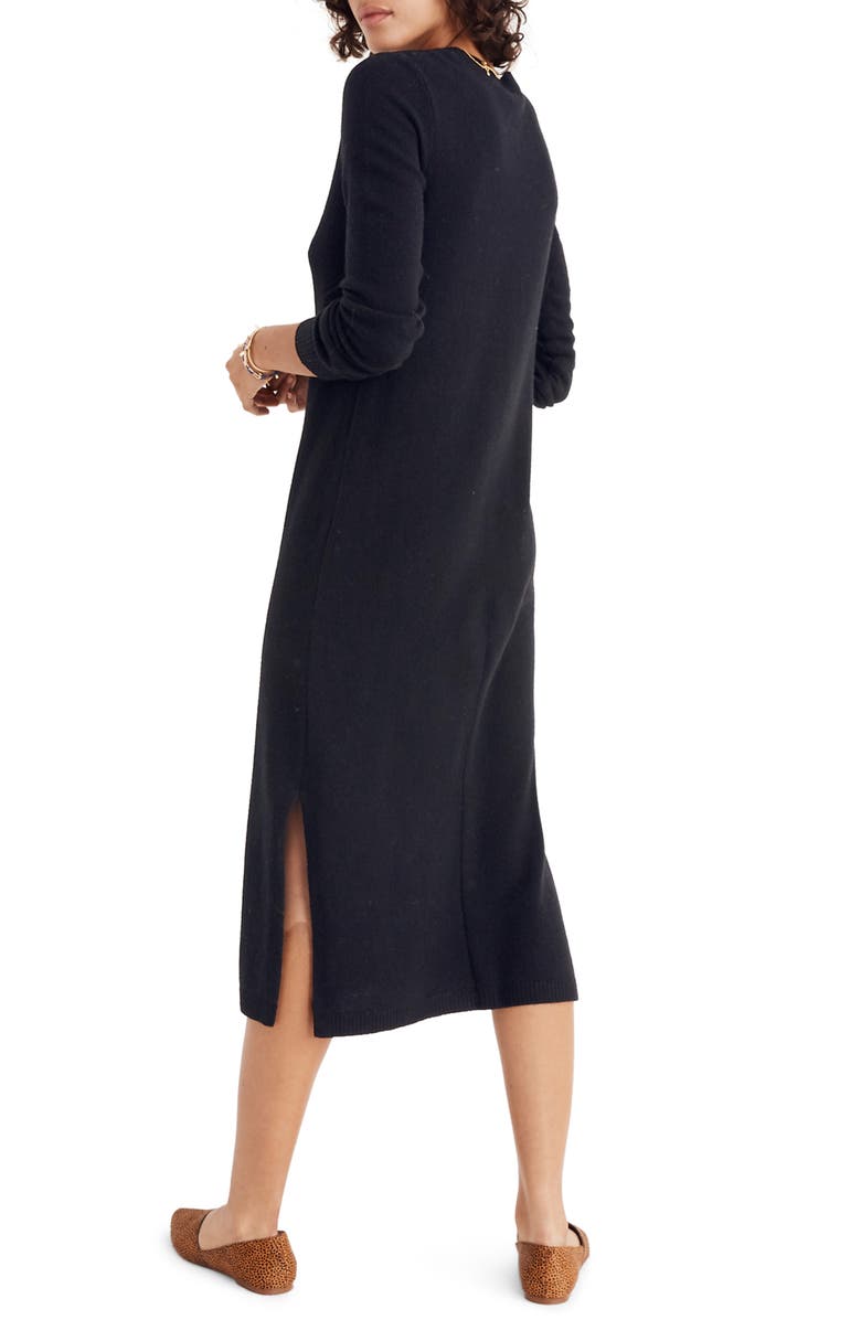 Madewell Midi Sweater Dress, Alternate, color,