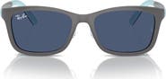 Ray-Ban Kids' 49mm Rectangular Optical Glasses & Clip-On Sunglasses