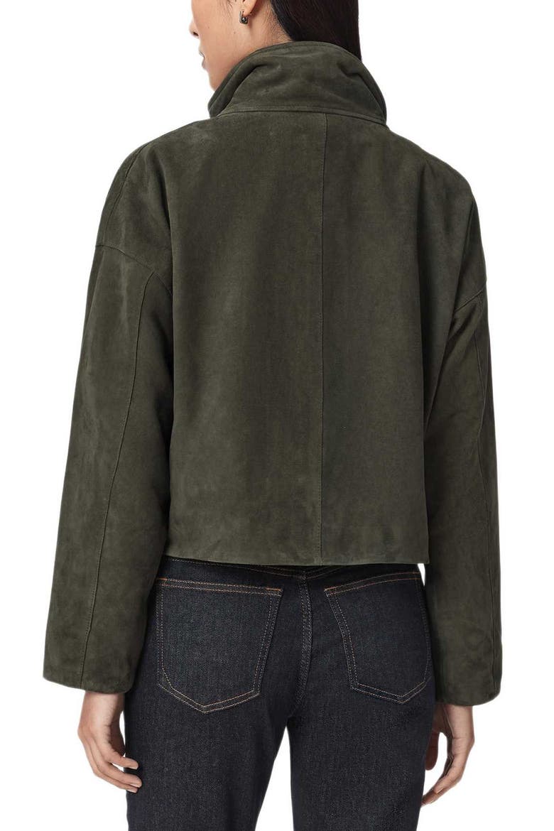 Ryder Suede Jacket, Alternate, color, KHAKI GREEN