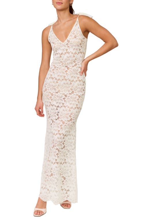 Rya Collection Amour Lace Nightgown In Animal Print