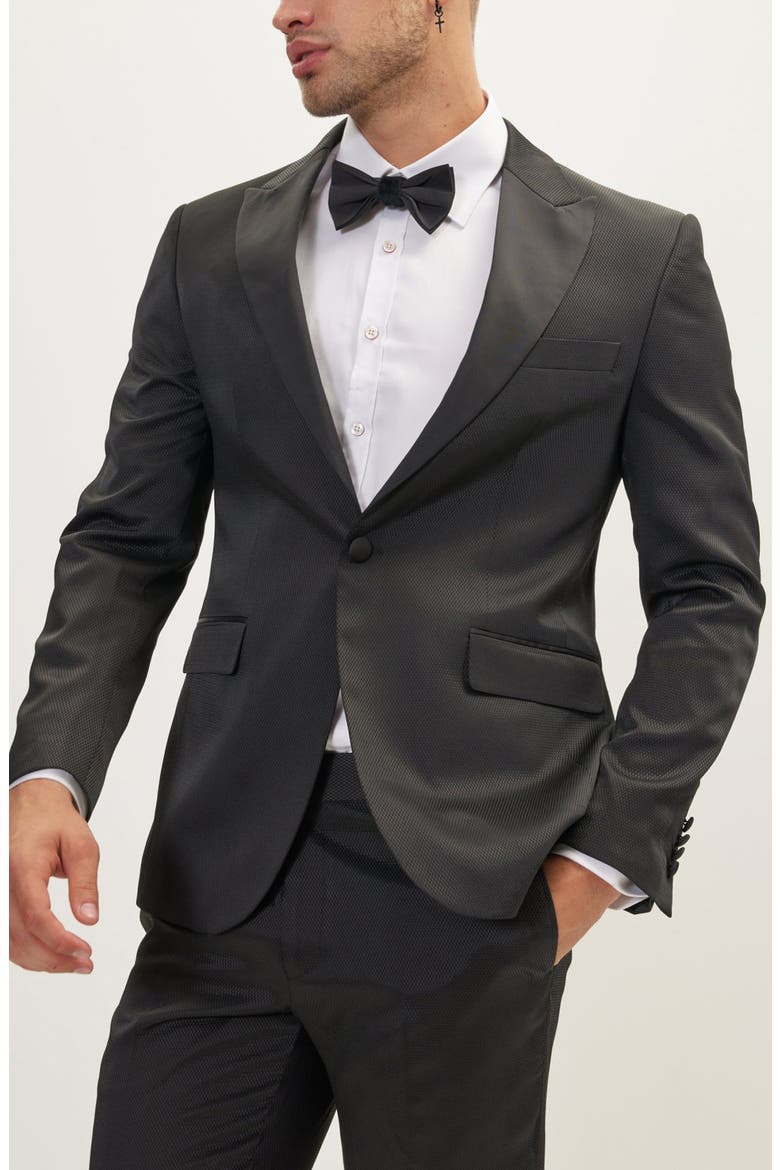 Formal Sport Coat, Alternate, color, BLACK