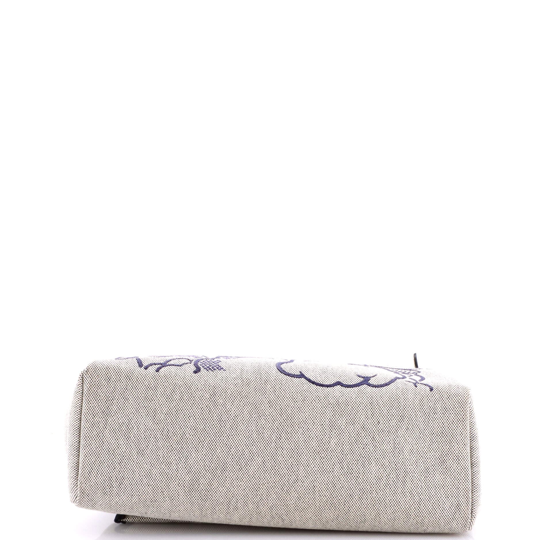 Pre-Owned Hermes Herbag Zip Pegase Pop Toile and Leather 31, Alternate, color, Bleu Indigo