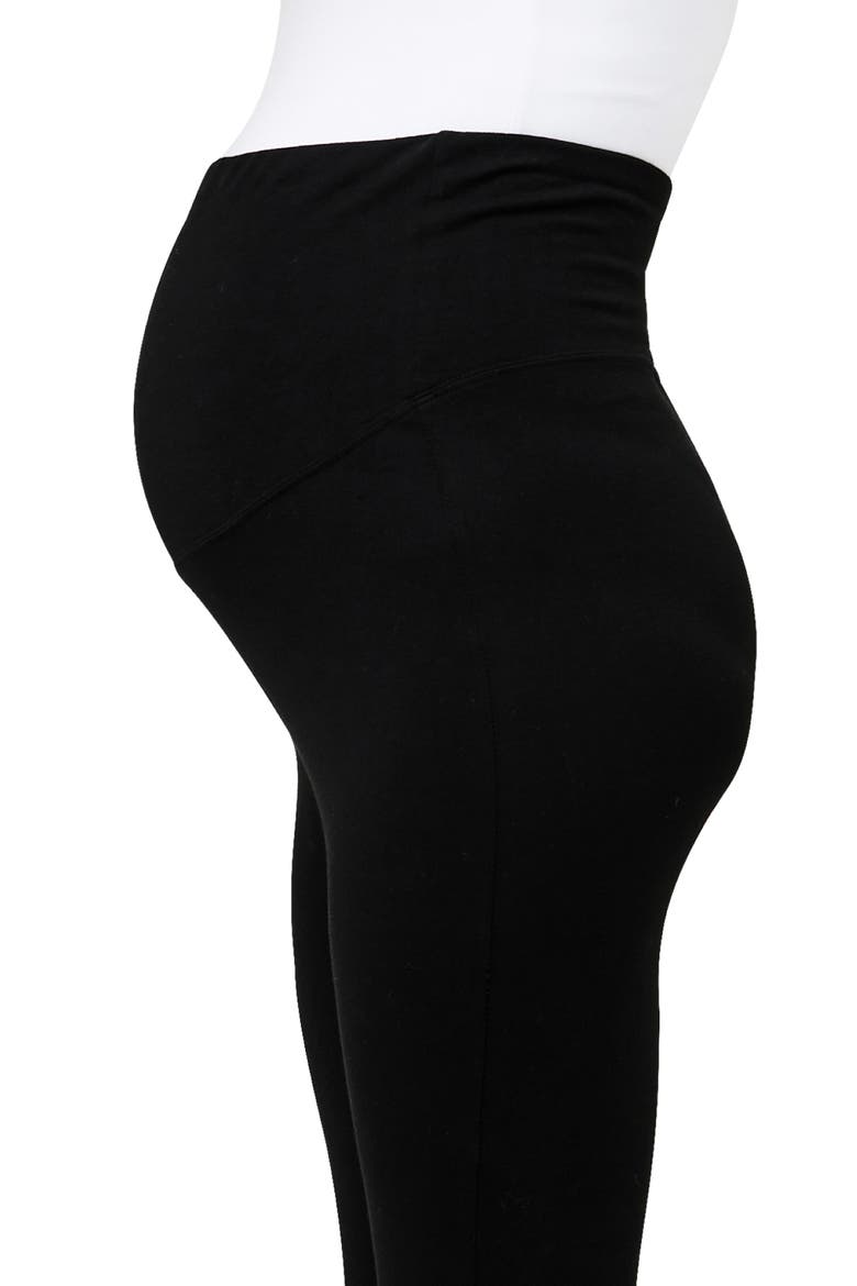 Organic Over Bump 3/4 Legging, Alternate, color, Black