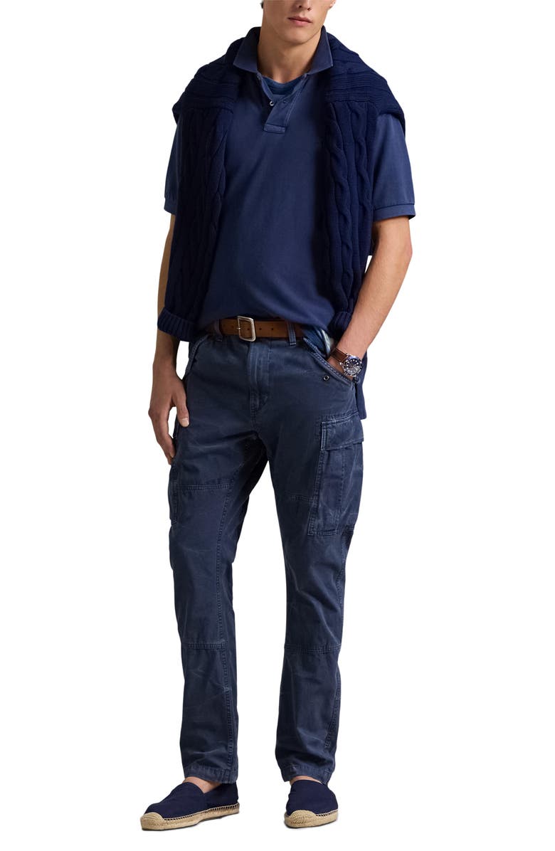 Polo Ralph Lauren Slim Fit Garment Dyed Twill Cargo Pants, Alternate, color, 