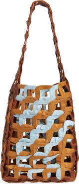 SC103 Medium Links Leather Tote