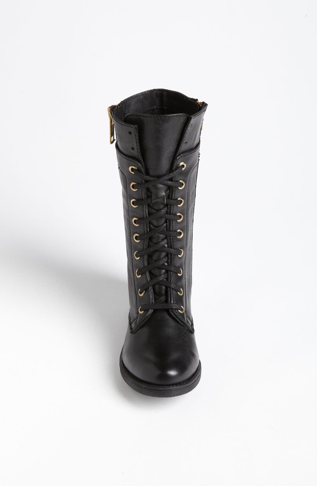 'Leader' Boot, Alternate, color, BLACK LEATHER
