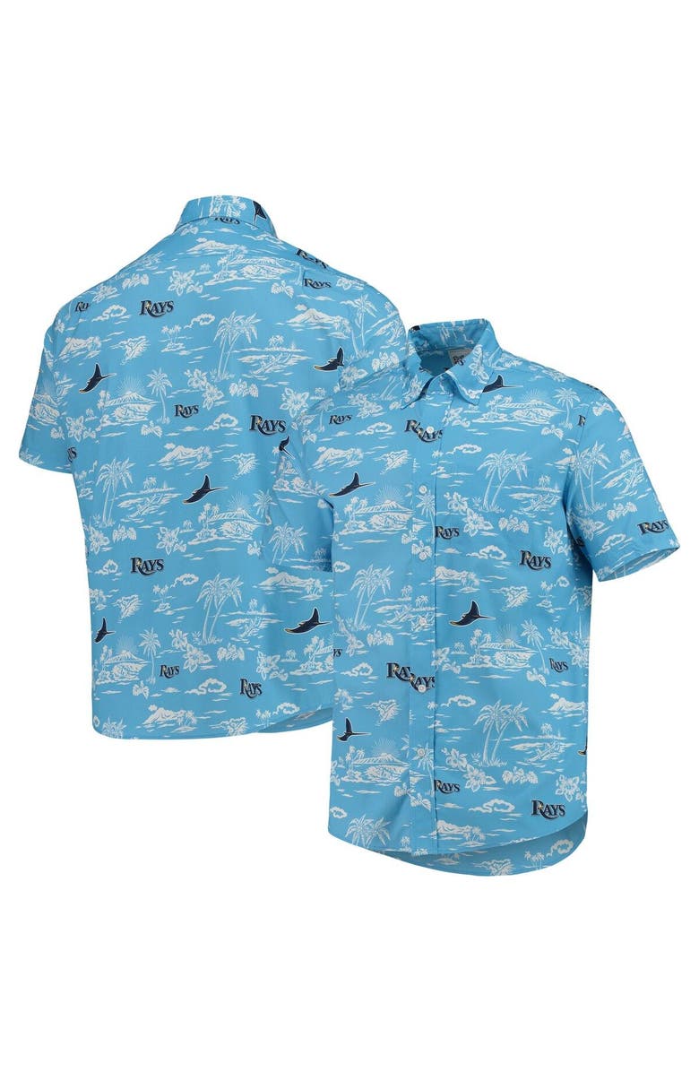 Reyn Spooner Men's Reyn Spooner Light Blue Tampa Bay Rays Kekai Performance Button-Up Shirt, Main, color, Light Blue