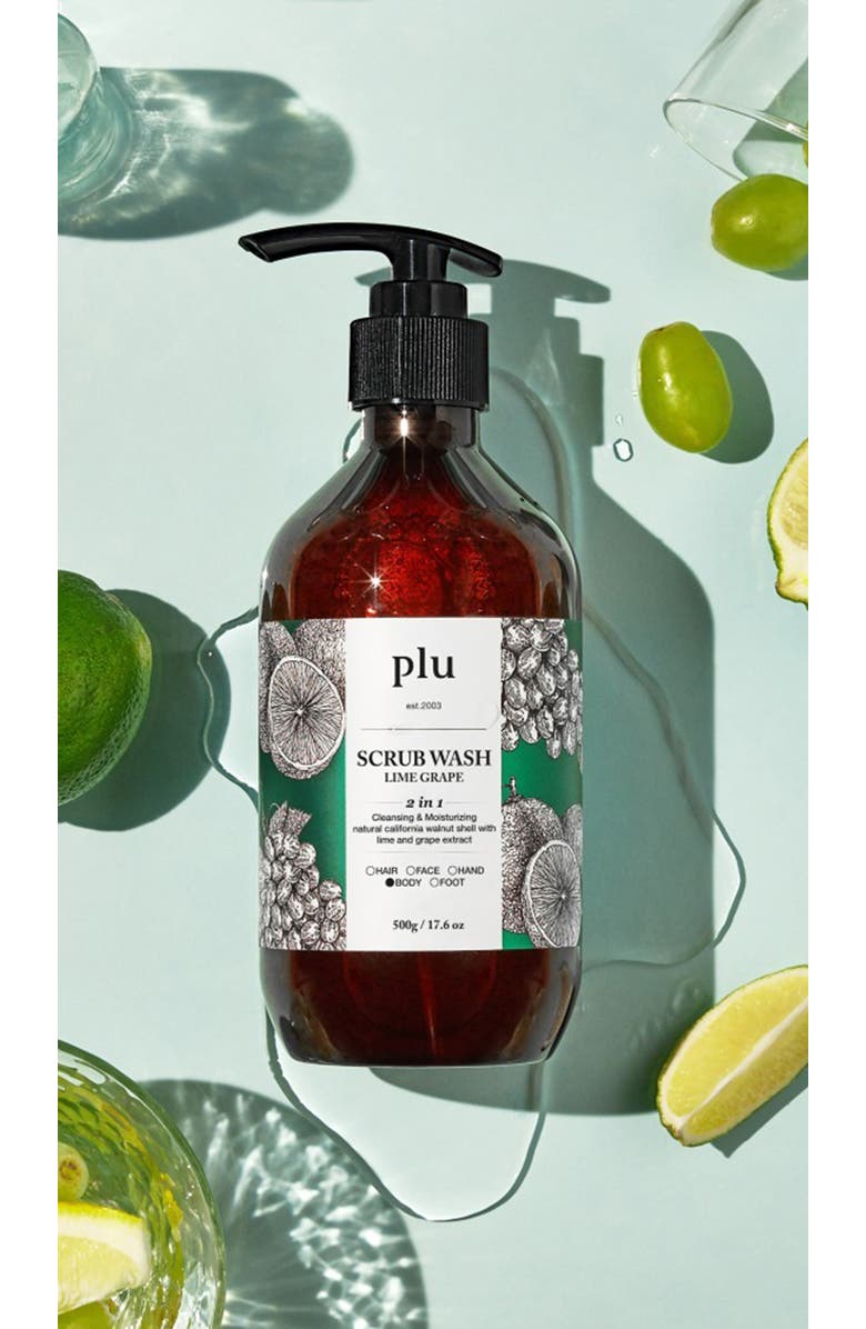 Plu Scrub Wash Lime Grape, Alternate, color, NO COLOR