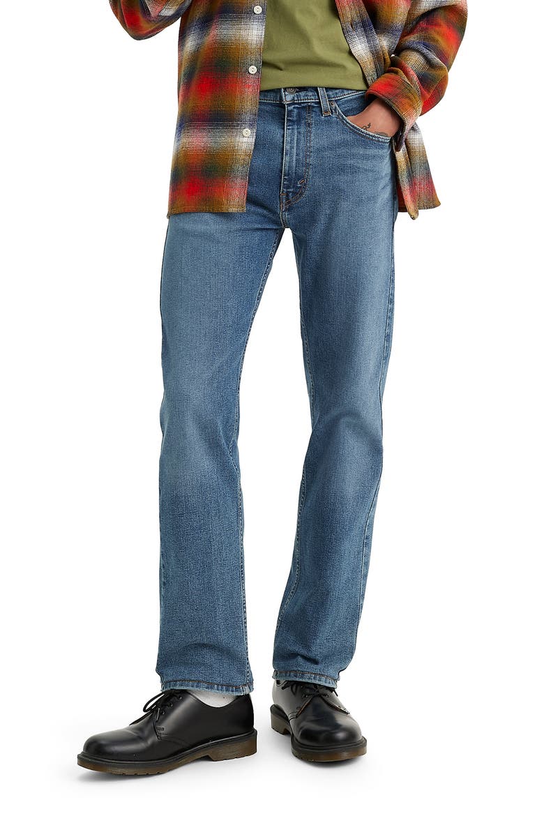 506™ Comfort Straight Leg Jeans, Main, color, ON THE SHORE ADV