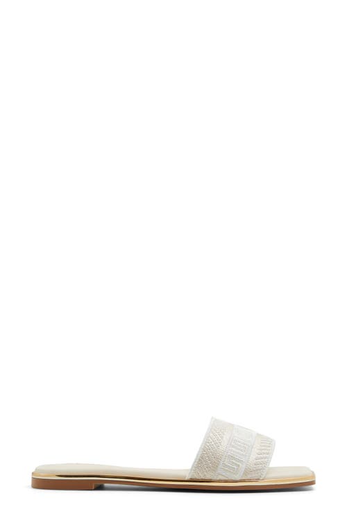 Aldo Oceania Slide Sandal In Other Beige