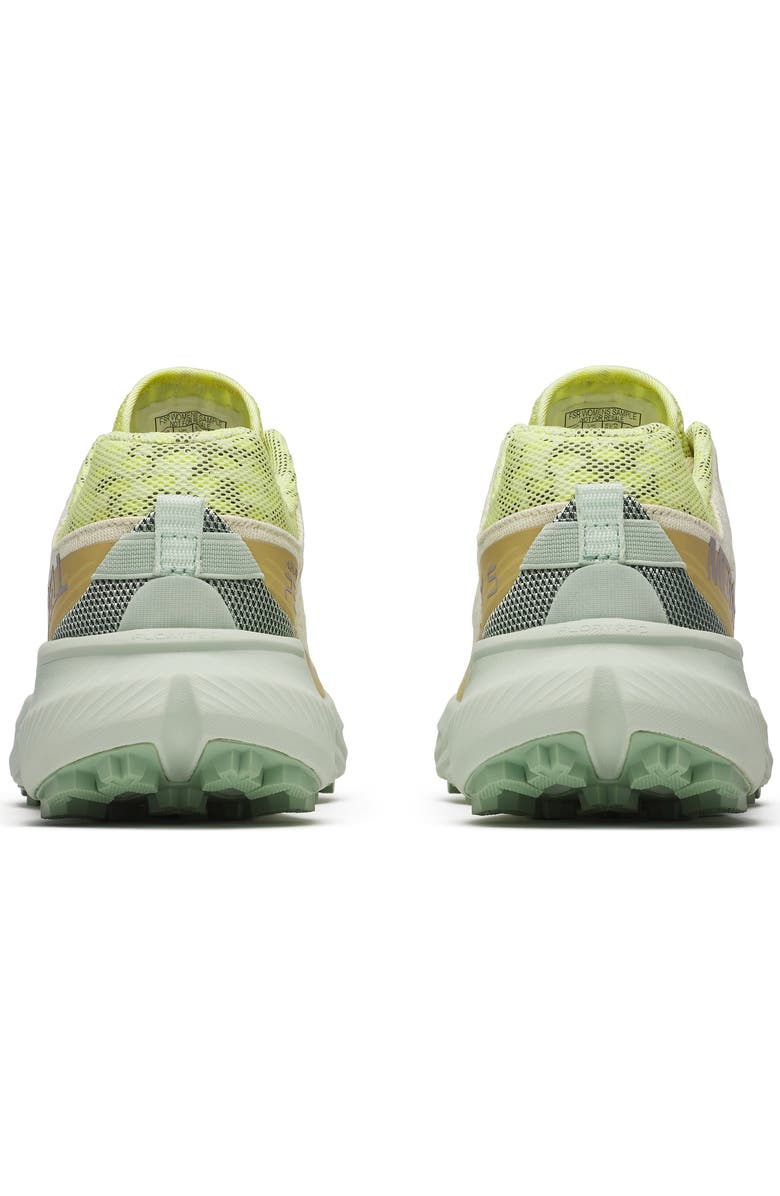 Merrell Agility Peak 5 Running Shoe, Alternate, color, Beach/ Citrine