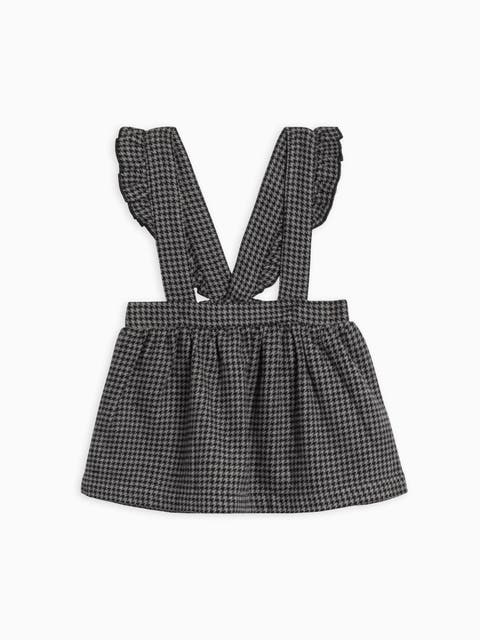 Ammie Organic Flannel Skirt with Ruffle Suspenders (Baby)