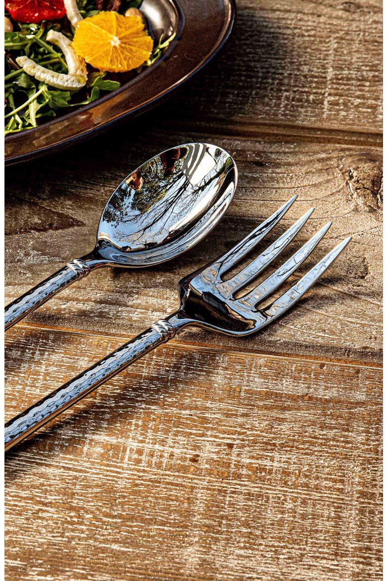 Graham 2-Piece Hostess Serving Set, Alternate, color, SILVER
