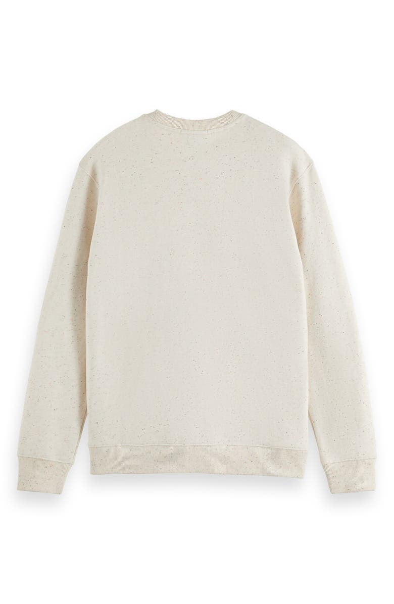 Scotch & Soda Embroidered Neps Sweatshirt, Alternate, color,