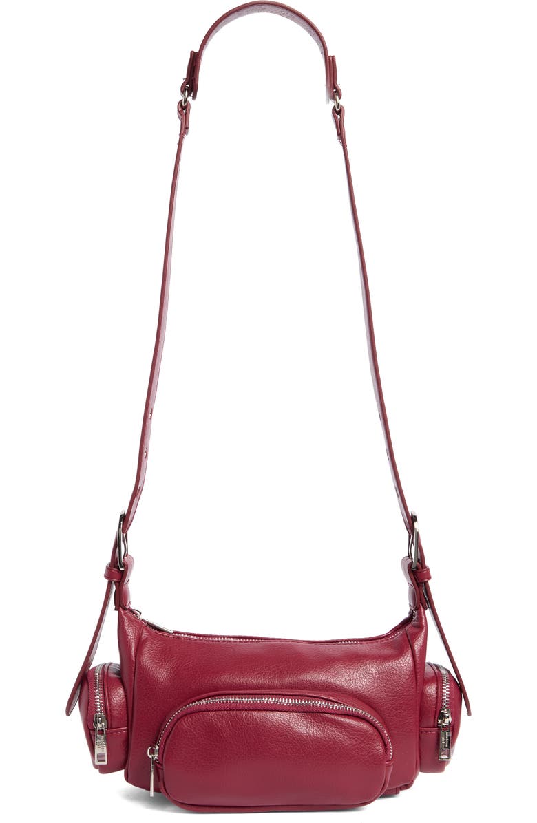 Madden Girl Convertible Shoulder Bag, Main, color, Wine