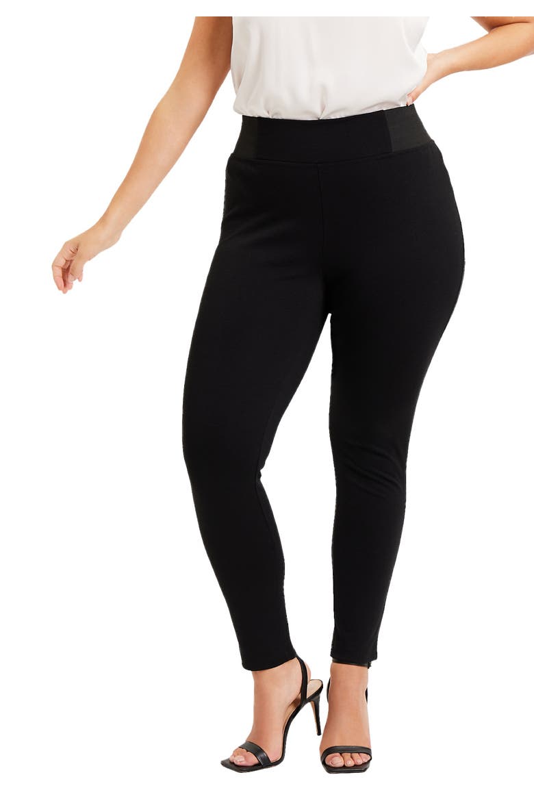 Formfit Classic Ponte Pant, Main, color, BLACK