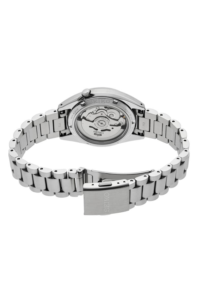 SEIKO WATCHES 5 Sports Bracelet Watch, 37mm, Alternate, color, Green