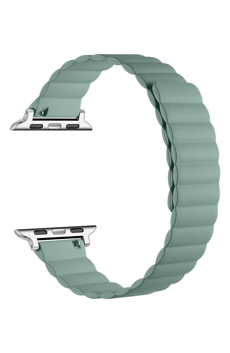Posh Tech Silicone Apple Watch<sup>®</sup> Watchband, Alternate, color, Sage Green