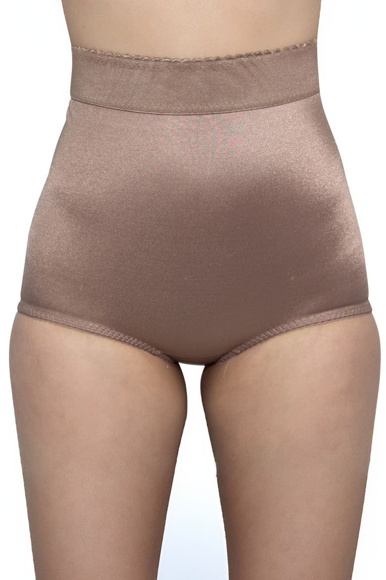 High Waist Tummy Control Panty, Main, color, Mocha