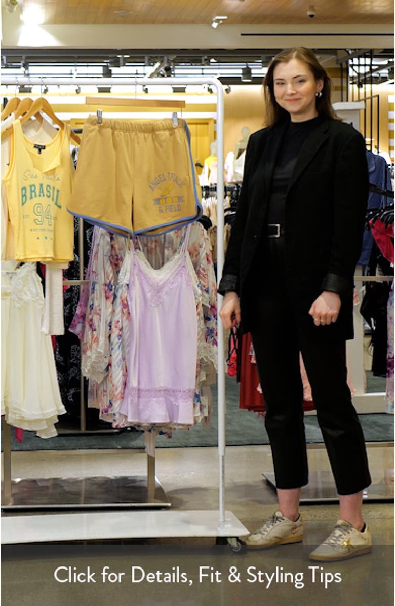 Angel Track Sweat Shorts, sales video thumbnail