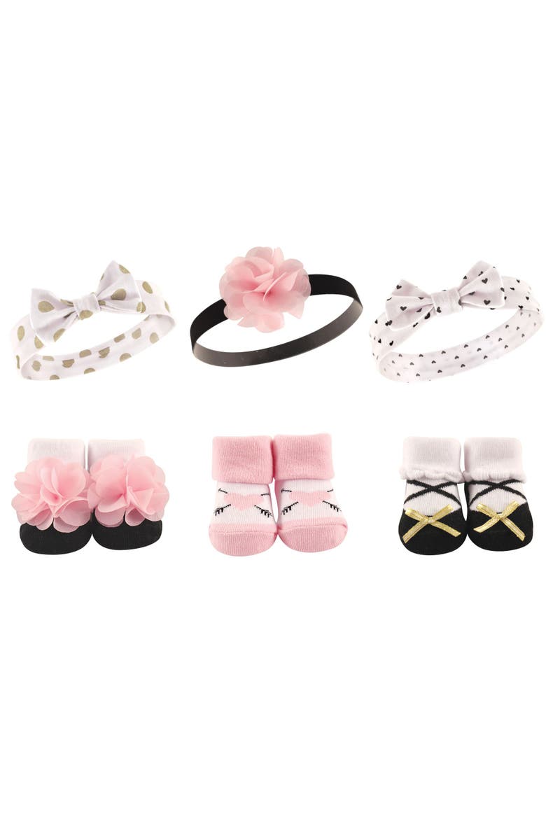 Headband and Socks Giftset, Main, color, Heart