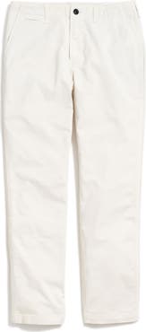 Billy Reid Flat Front Strech Cotton Chinos