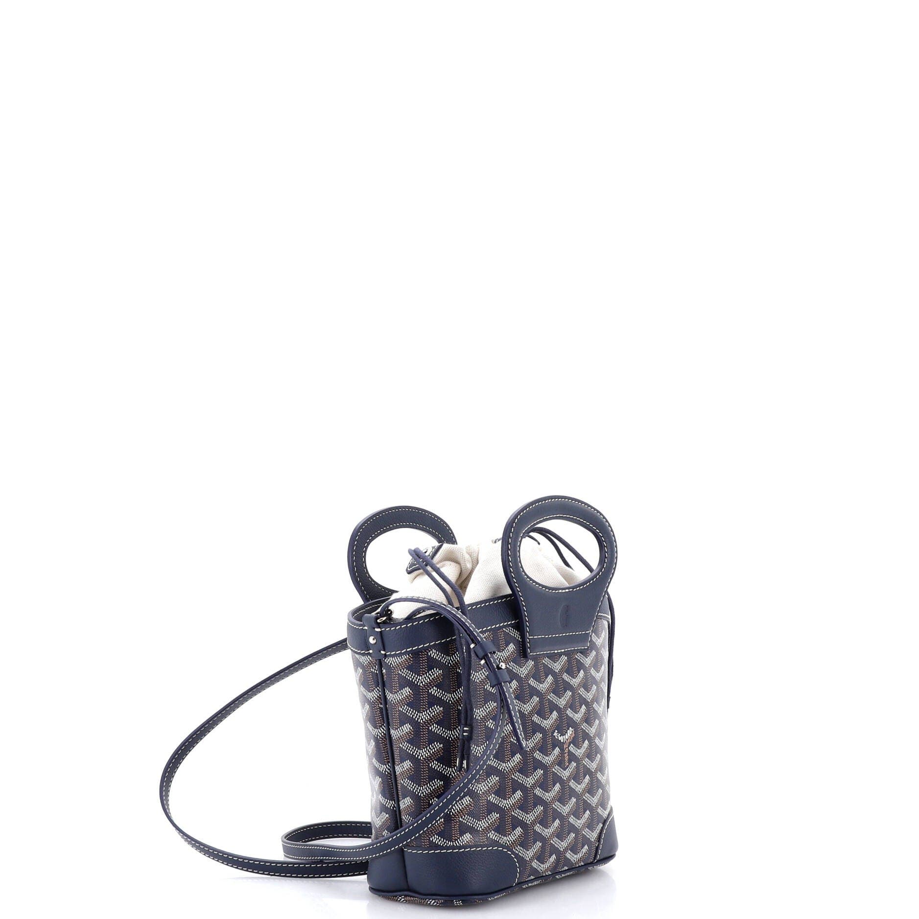 Pre-Owned Goyard Beluga Bag Coated Canvas Mini, Alternate, color, Blue
