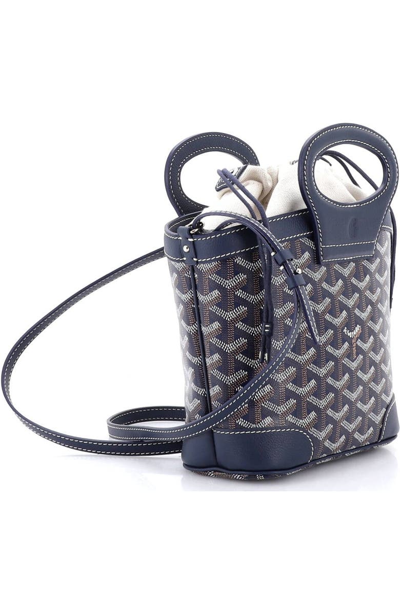 Pre-Owned Goyard Beluga Bag Coated Canvas Mini, Alternate, color, Blue