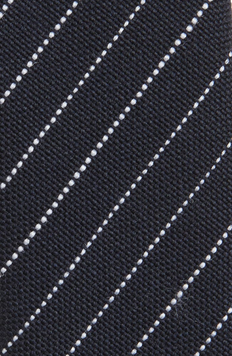 Thom Browne Classic Pinstripe Wool Tie, Alternate, color, Navy