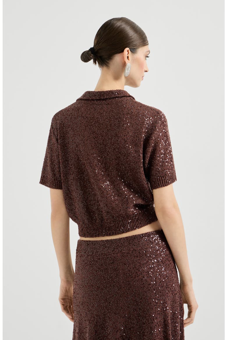 Polo-style sweater, Alternate, color, Bordeaux
