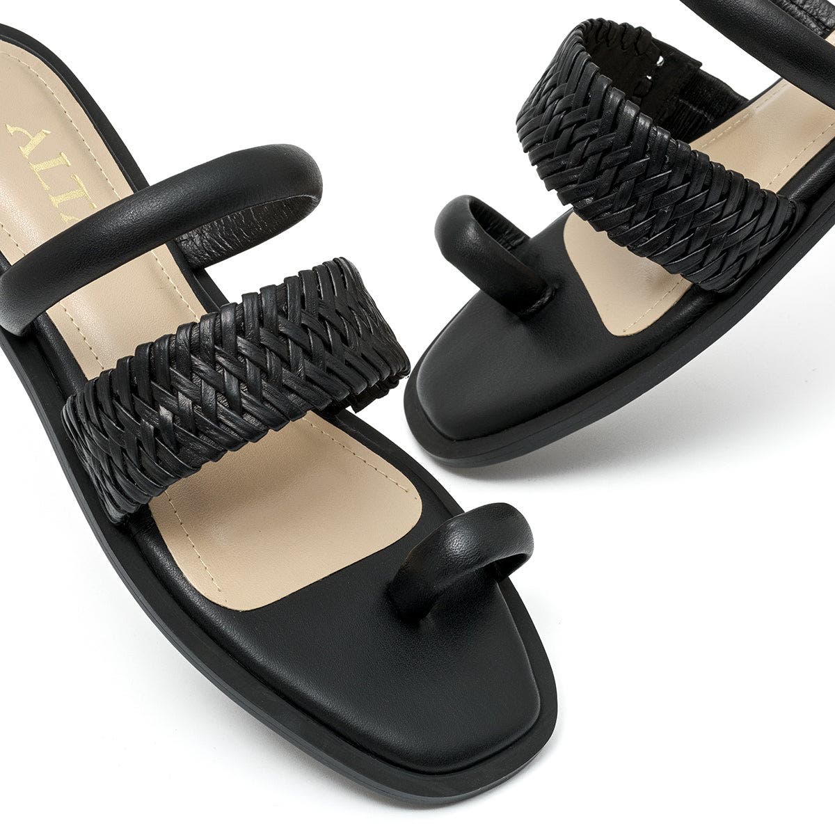 ALTA Allegra Sandals, Alternate, color, Black