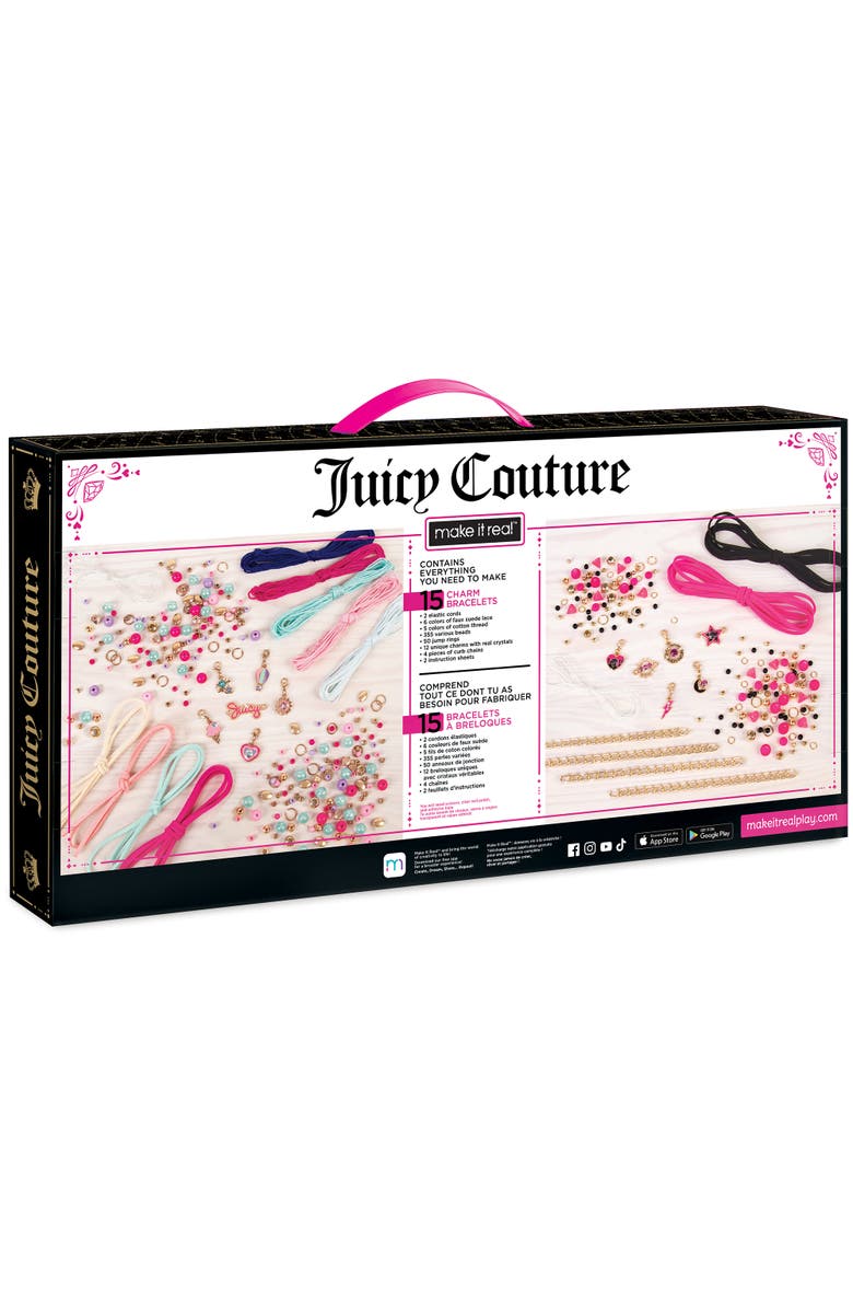 Juicy Couture 2 in 1 Crystal Bracelet Charms, Alternate, color, Multicolored