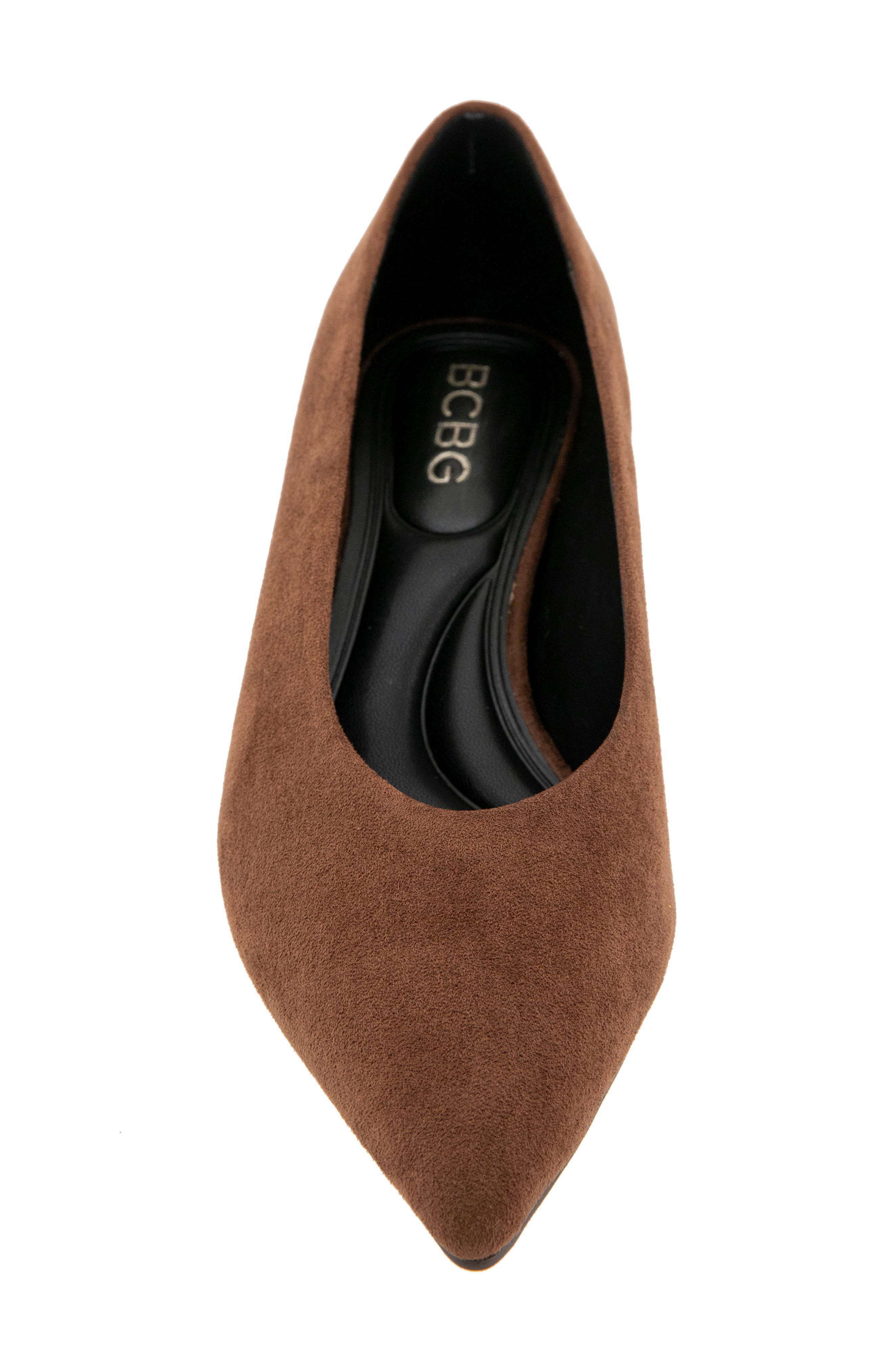 Pacsin Pointed Toe Kitten Heel Pump, Alternate, color, DARK BROWN
