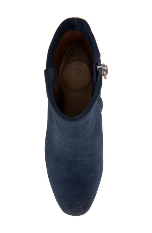 Gentle Souls Nash Wedge Bootie In Blue