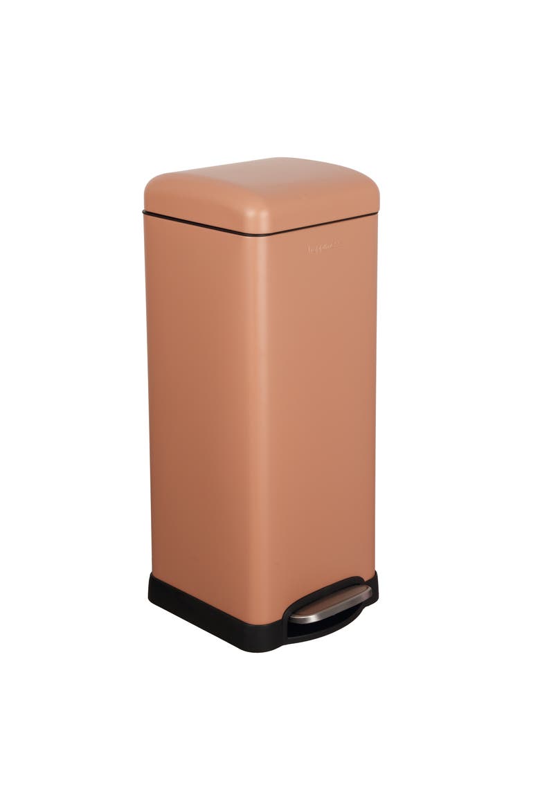Betty Retro Step Pedal Trash Can, Main, color, Clay Rose