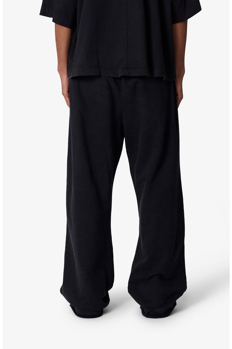 Ultra Baggy Cotton Fleece Sweatpants, Alternate, color, WASHED BLACK