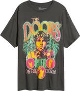 Merch Traffic The Doors Riders on the Storm Oversize Graphic T-Shirt