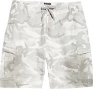 Balenciaga Camo Cotton Ripstop Cargo Shorts