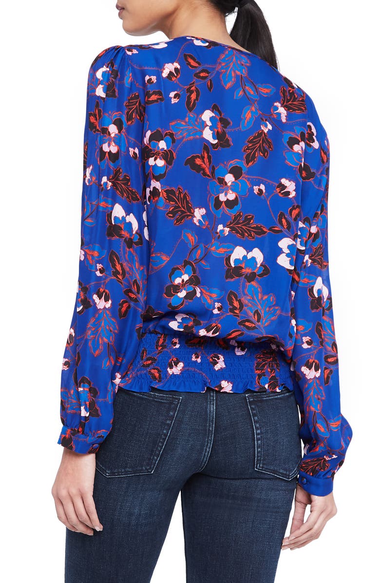 Parker Claudia Silk Blend Blouse, Alternate, color,