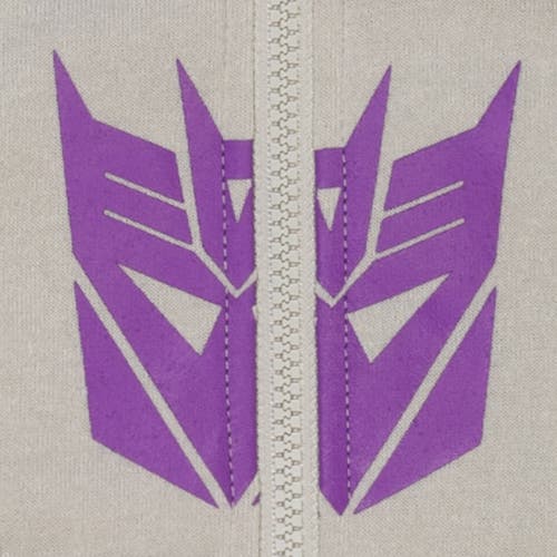 Transformers Megatron Cosplay Zip-up Hoodie In Gray