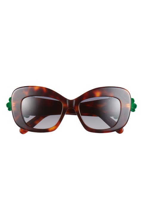 Clover S3I 51mm Gradient Butterfly Sunglasses