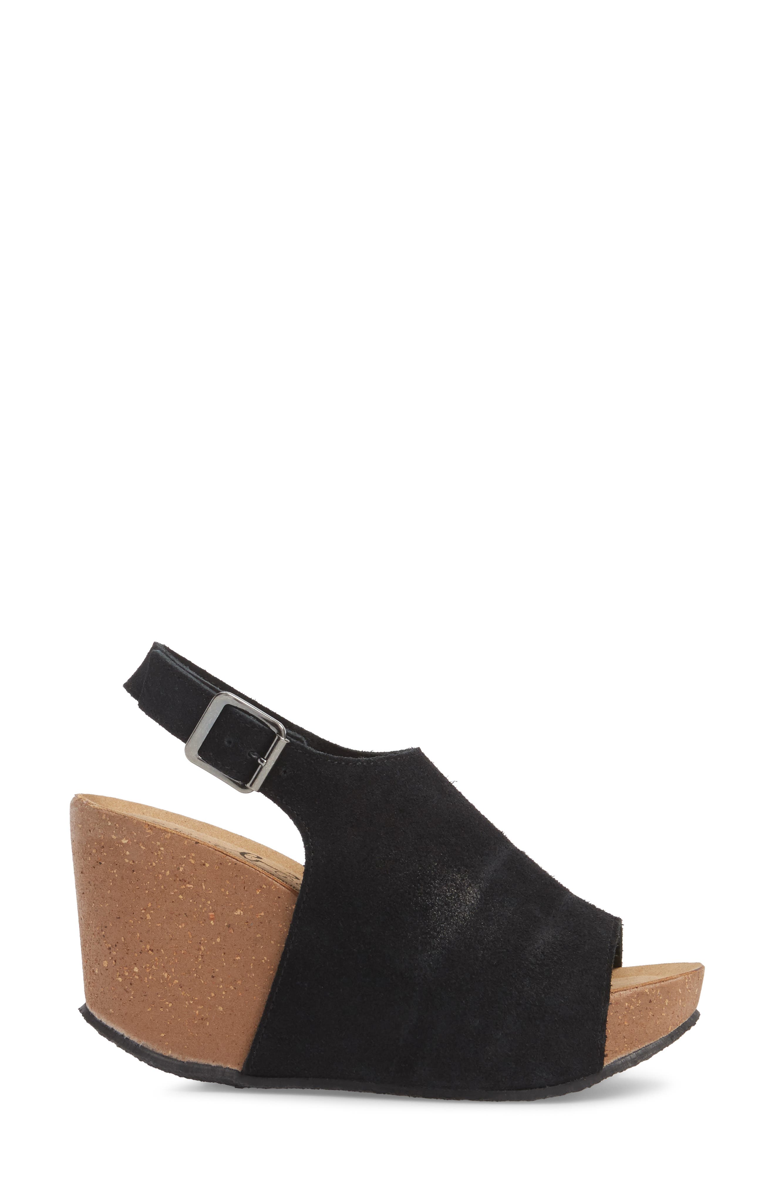 Bos. & Co. Sheila Platform Wedge Sandal, Alternate, color, 