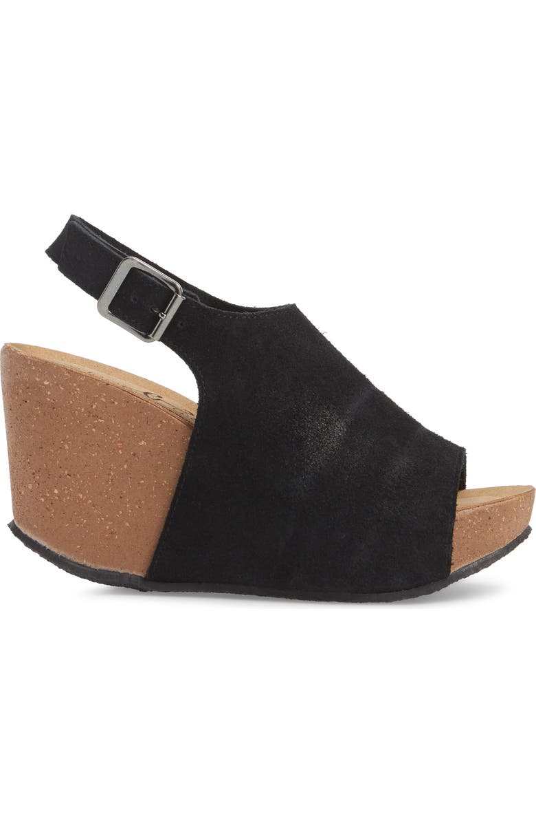 Bos. & Co. Sheila Platform Wedge Sandal, Alternate, color,