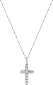 Bony Levy Gatsby 18k Gold Diamond Cross Pendant Necklace