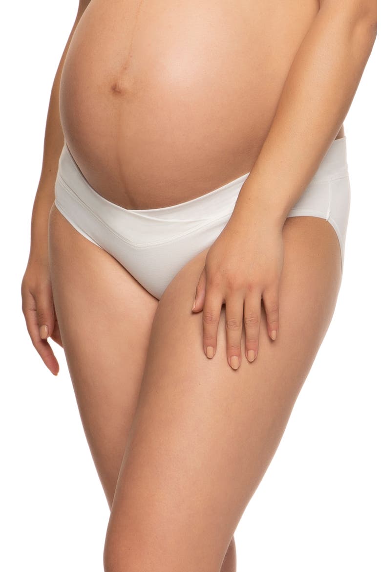 3-Pack Organic Cotton Maternity Briefs, Alternate, color, SLATE/ SKY/ CLOUD