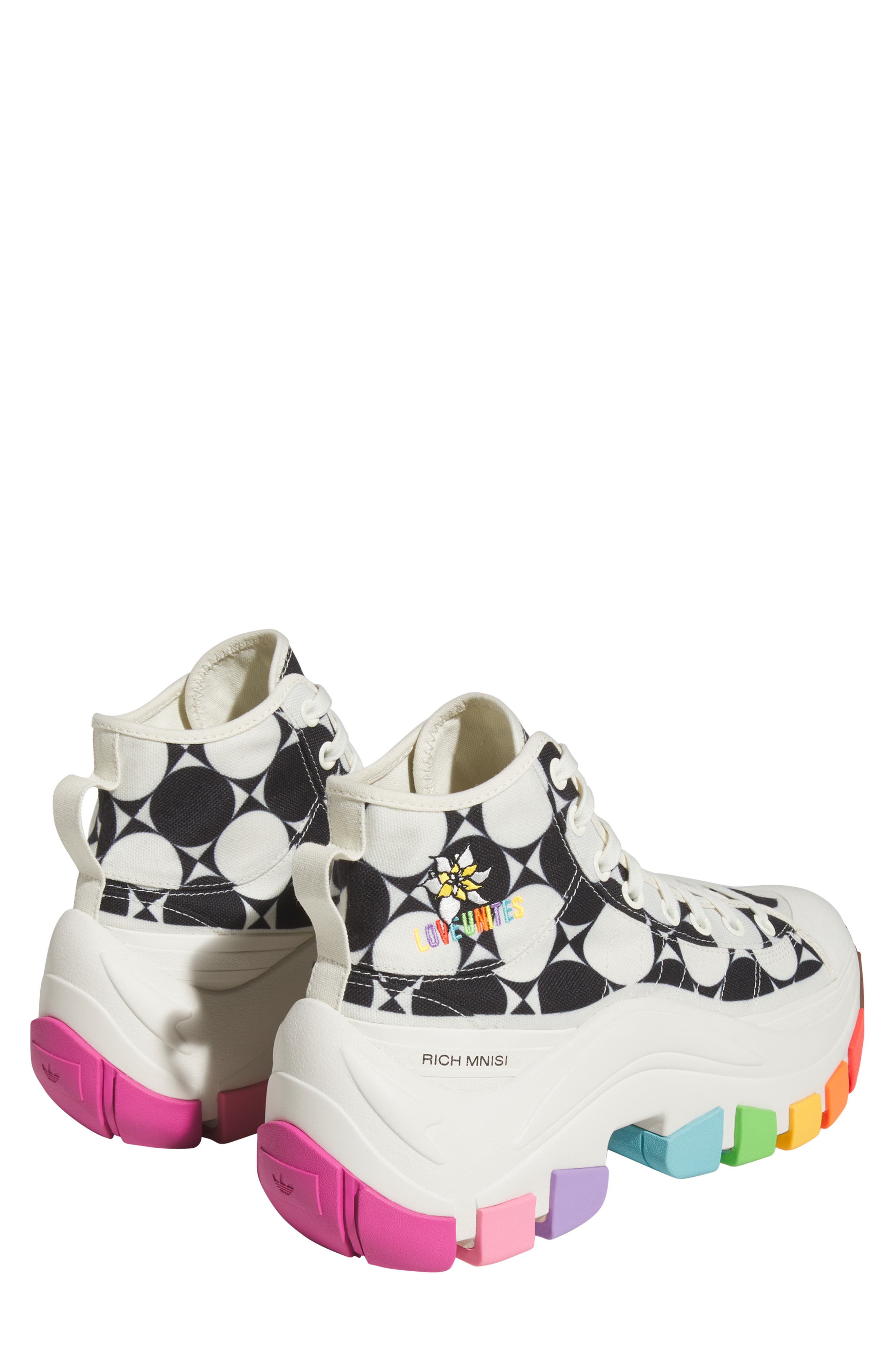 adidas x Rich Mnisi Nizza High XY22 Pride Sneaker, Alternate, color, 