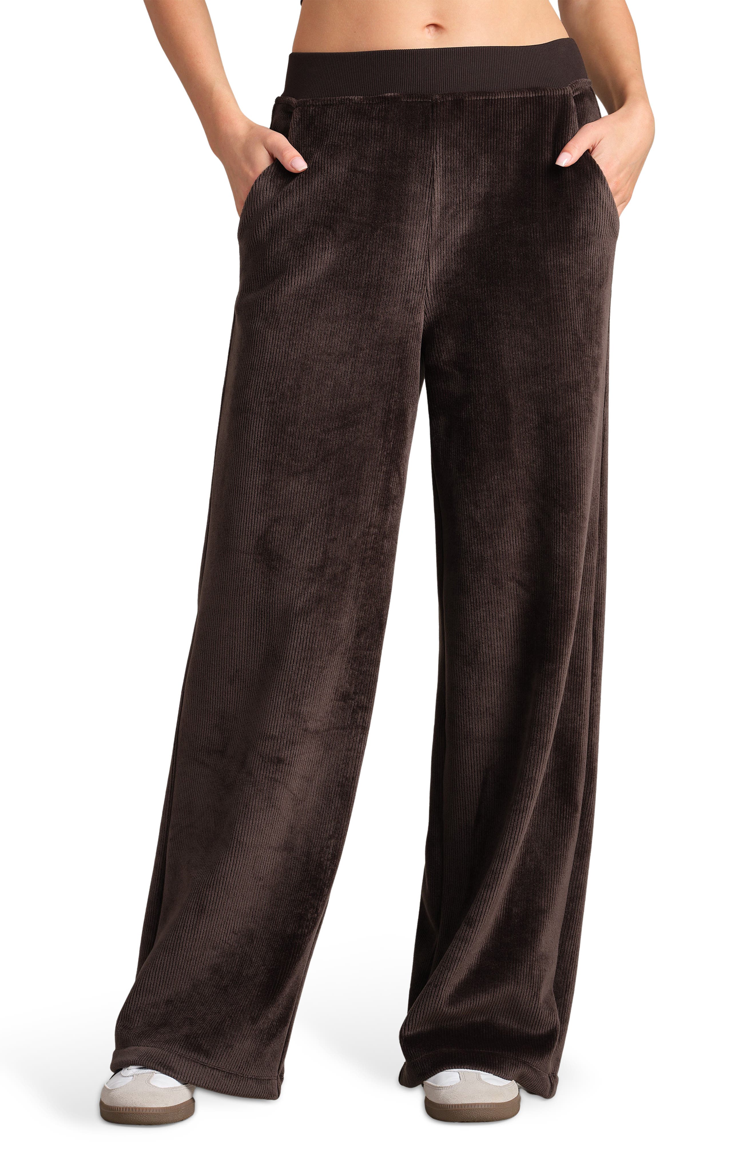 Corduroy Wide Leg Pants